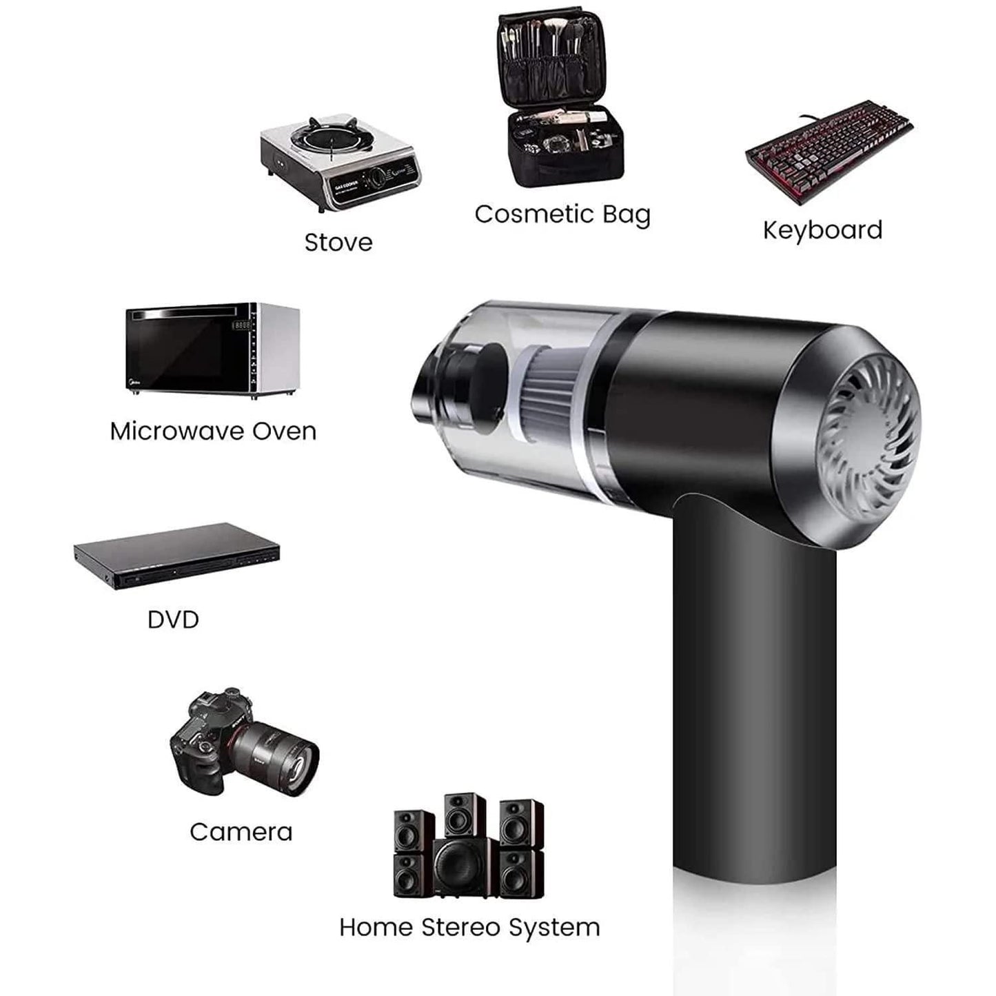 3 in 1 Portable Air Duster Wireless Vacuum Cleaner